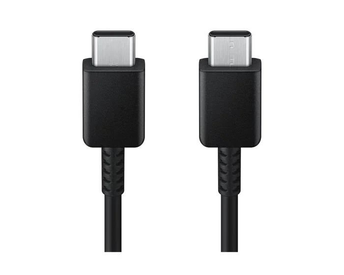 Samsung EP-DX310JBEGEU Cable USB 2.0 Tipo C a USB C Macho-Macho 1.8 m Negro Carga Rápida 25W
