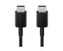 Samsung EP-DX310JBEGEU Cable USB 2.0 Tipo C a USB C Macho-Macho 1.8 m Negro Carga Rápida 25W