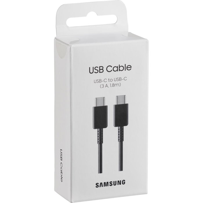 Samsung Cable USB-C a USB-C EP-DX310JBEGEU 1,8m Negro