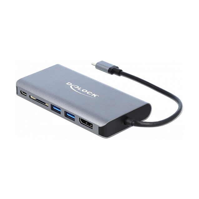 DeLOCK 87683 Dockingstation USB Type-C™ 4K - HDMI / DP / USB / SD / LAN / PD 3.0 DeLOCK 87683 Dockingstation USB Type-C™ 4K - HDMI / DP / USB / SD / LAN / PD 3.0