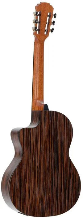 PLEYEL Guitarra Clásica Cutway Electrificada 4/4 P800Ce - Guitarra Clásica con Preamplificador Korg y Tapa de Abeto Macizo