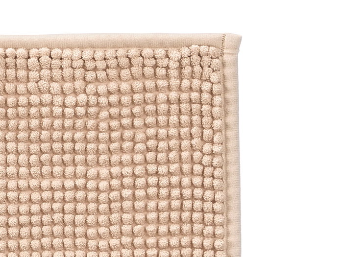 Berilo Alfombra de Baño Beige 40 x 60 cm, Poliéster Reciclado 800 GSM (Set de 12)