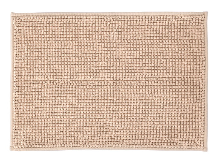 Berilo Alfombra de Baño Beige 40 x 60 cm, Poliéster Reciclado 800 GSM (Set de 12)