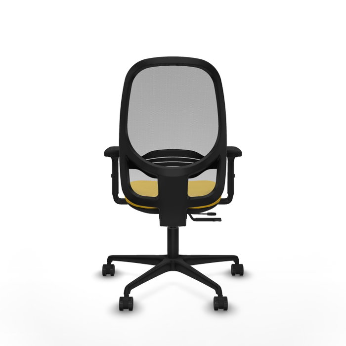 PIQUERAS Y CRESPO Silla de oficina Cilanco con mecanismo Sincro/Traslack Amarillo y Gris PIQUERAS Y CRESPO Silla de oficina Cilanco con mecanismo Sincro/Traslack Amarillo y Gris