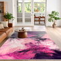 Conceptum Hmnt762 Alfombra de Pasillo 100 x 150 cm, Poliéster, Impresión Digital 3D, Antideslizante, Lavable a Máquina