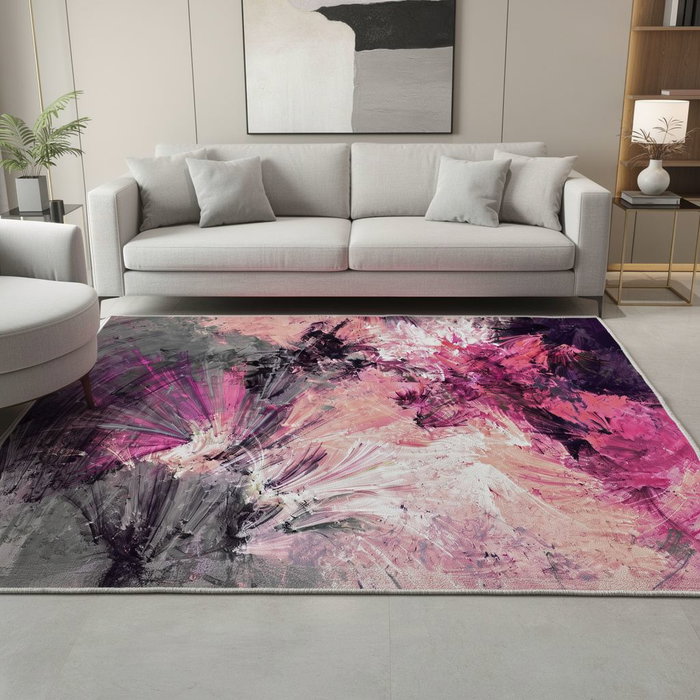 Conceptum Hmnt762 Alfombra de Pasillo 100 x 150 cm, Poliéster, Impresión Digital 3D, Antideslizante, Lavable a Máquina Conceptum Hmnt762 Alfombra de Pasillo 100 x 150 cm, Poliéster, Impresión Digital 3D, Antideslizante, Lavable a Máquina