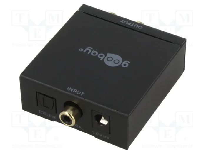 GOOBAY Convertidor digital-analógico Negro