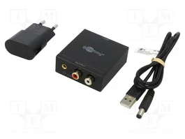 GOOBAY Convertidor digital-analógico Negro
