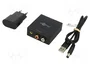 GOOBAY Convertidor digital-analógico Negro