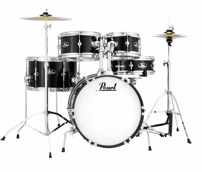 Pearl Batería Roadshow Junior Rsj 1610Bx/0805/10550/1308+1204 & Hw / Platos - Jet Black Pearl