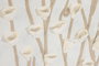 DKD Home Decor Cuadro Abstracto Estilo Escandi Blanco Natural Acrílico Papel Maché 120 x 40 x 5 cm (2 Unidades)