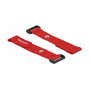 DeLOCK Bridas de cable con lazo y ojal 190 x 25 mm Rojo (5 piezas)