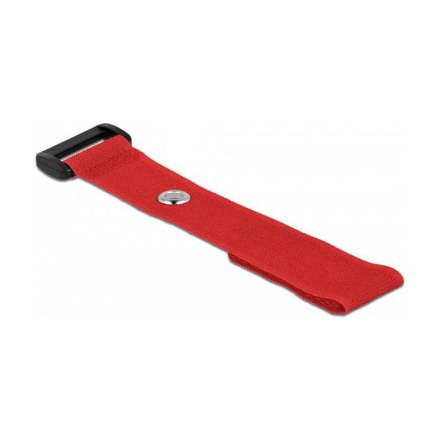 DeLOCK Bridas de cable con lazo y ojal 190 x 25 mm Rojo (5 piezas) DeLOCK Bridas de cable con lazo y ojal 190 x 25 mm Rojo (5 piezas)