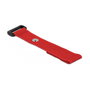 DeLOCK Bridas de cable con lazo y ojal 190 x 25 mm Rojo (5 piezas)
