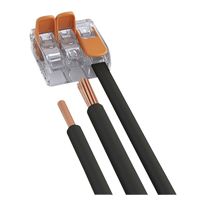 WAGO 221-412-100 Conector de Empalme Compacto Serie 221 para Cables de 4mm (100 Piezas)