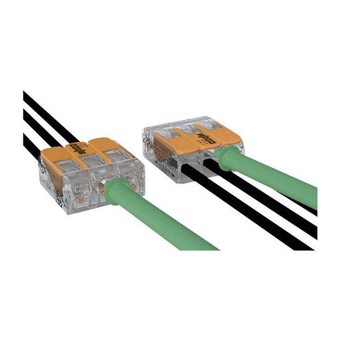 WAGO 221-412-100 Conector de Empalme Compacto Serie 221 para Cables de 4mm (100 Piezas)
