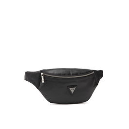 Certosa, Cuero sintético, Riñonera de tela, hmcrts p1330, Negro, 28 x 14 x 8 cm, Para hombres