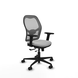 PIQUERAS Y CRESPO Silla de oficina Jorquera Gris con mecanismo Sincro/Traslack