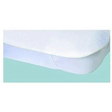 Alese Protector de Colchón Impermeable Elástico Terry 100% Algodón 80x190 cm Blanco