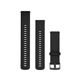 Garmin Correa de Silicona 22 mm Negro/Gris pizarra