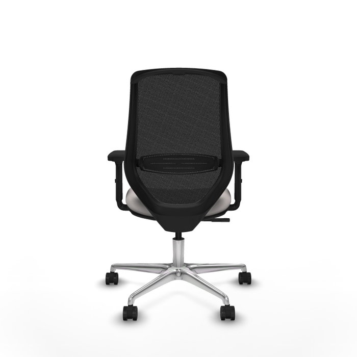 PIQUERAS Y CRESPO Silla de oficina Mardos con mecanismo Sincro, Blanco/Negro