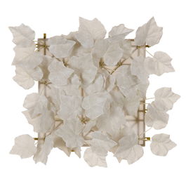 Panel Blanco Pvc Jardín 30 X 30 cm (Set de 12)