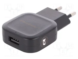 QOLTEC Cargador de red con salida USB de 12W