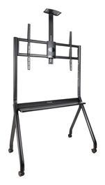 TOOQ Soporte suelo ruedas "ISTAR" pantallas 55-100"