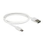 DeLOCK Cable EASY-USB 2.0 Tipo-A a Micro-B Blanco 1 m
