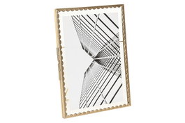 DKD Home Decor Set de 4 Marcos de Fotos Metálicos Dorado 13x18 cm