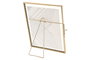 DKD Home Decor Marco de Fotos 13x18 Dorado Metal y Cristal (4 Unidades) 21 x 16 x 1 cm
