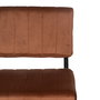 Silla Terracota Tejido-Metal Contract 48 X 56 X 82 cm (Set de 2)