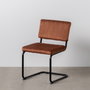 Silla Terracota Tejido-Metal Contract 48 X 56 X 82 cm (Set de 2)