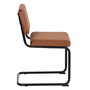 Silla Terracota Tejido-Metal Contract 48 X 56 X 82 cm (Set de 2)