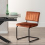 Silla Terracota Tejido-Metal Contract 48 X 56 X 82 cm (Set de 2)