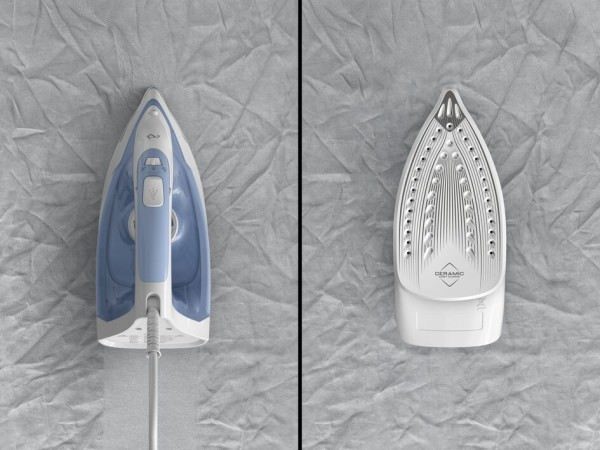 Tefal Plancha de Vapor Virtuo 2000W, Plancha a Vapor con Sistema de Autolimpieza, 2000 W