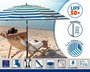 Parasol Marinero 200 cm Orient. Aluminio Oxford Upf50+ 210D 22-25 mm
