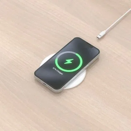 Aisens ASCH-15W1WC057-W Base de Carga Inalámbrica 15W para Móvil, USB-C, Qi, Blanco Aisens ASCH-15W1WC057-W Base de Carga Inalámbrica 15W para Móvil, USB-C, Qi, Blanco