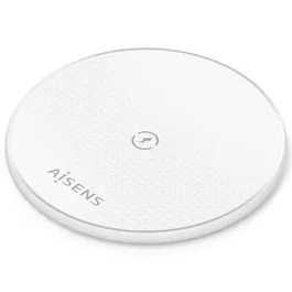 Aisens ASCH-15W1WC057-W Base de Carga Inalámbrica 15W para Móvil, USB-C, Qi, Blanco