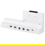 Samsung Bandeja de Conexiones Flip4 Anschlussbox CY-TF65BBCXEN, Gris y Blanco, Compatible con WM55B y WM65B, con Puertos USB y HDMI