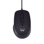 EWENT EW3159 Ratón Óptico Silencioso 1000 DPI Negro