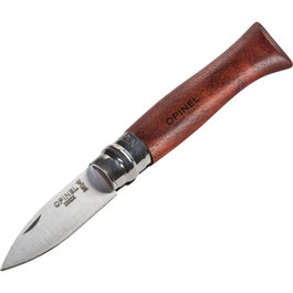 Opinel No. 09 Oyster cuchillo de bolsillo para ostras y mariscos con mango de madera de Padouk