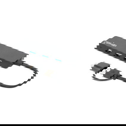 MANHATTAN Hub USB 3.0 4 Puertos USB-A + USB-C 5 Gbps Tipo C y A Negro, Conecta y Usa, Compatible con Windows, Mac, Linux, ChromeOS MANHATTAN Hub USB 3.0 4 Puertos USB-A + USB-C 5 Gbps Tipo C y A Negro, Conecta y Usa, Compatible con Windows, Mac, Linux, ChromeOS