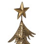 Figura Árbol Oro Metal Decoración 42,50 X 17 X 92 cm