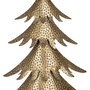 Figura Árbol Oro Metal Decoración 42,50 X 17 X 92 cm