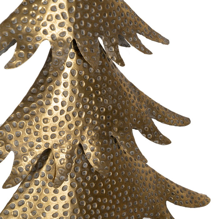 Figura Árbol Oro Metal Decoración 42,50 X 17 X 92 cm