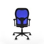 PIQUERAS Y CRESPO Silla de oficina Jorquera Gris claro y Azul
