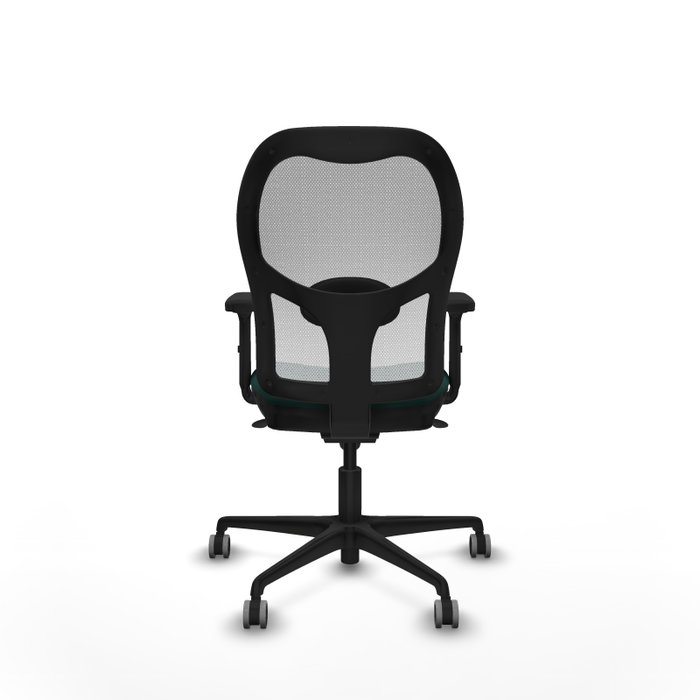 PIQUERAS Y CRESPO Silla de oficina Jorquera con mecanismo sincro, verde botella y blanco PIQUERAS Y CRESPO Silla de oficina Jorquera con mecanismo sincro, verde botella y blanco