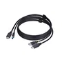 Cable kvm hdmi y usb 3.0 5gbps de 1 8m