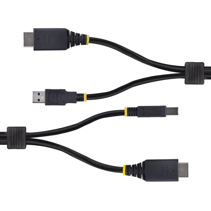 Cable kvm hdmi y usb 3.0 5gbps de 1 8m